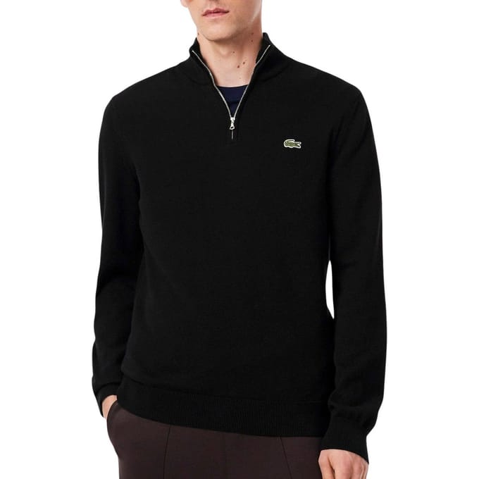 Lacoste 1/4 Zipper Sweater Heren - Maat XS