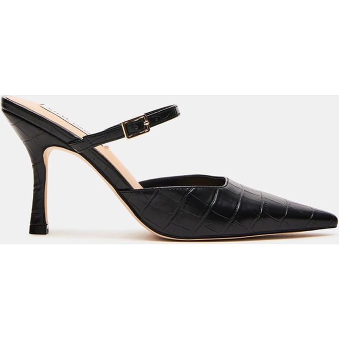 Steve Madden Brecki Mules Black Croco Größe: 41 | Pumps Outlet | Damen | Schwarz