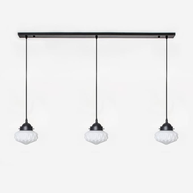 3 x Eternal Star lampen aan plafondbalk Moonlight - Art Deco Trade