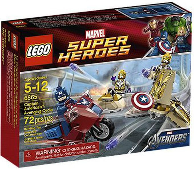 LEGO DC Comics Super Heroes Captain America's Avenging Cycle, Bouwpakket, 5 jaar, 72 stuk(s)
