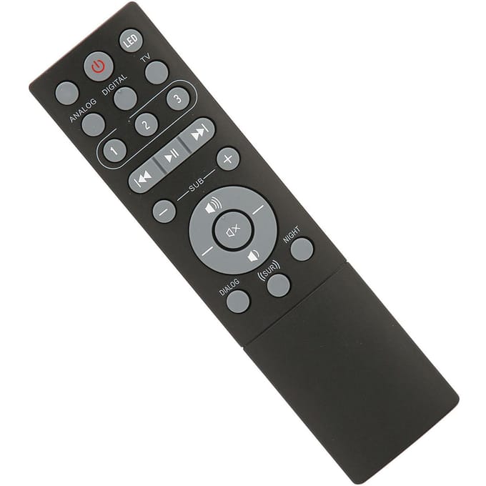 Télécommande de Remplacement Résistante à l'Usure Télécommande Sonore pour Klipsch Reference RSB 11 RSB11 RSB 14 RSB14 gray