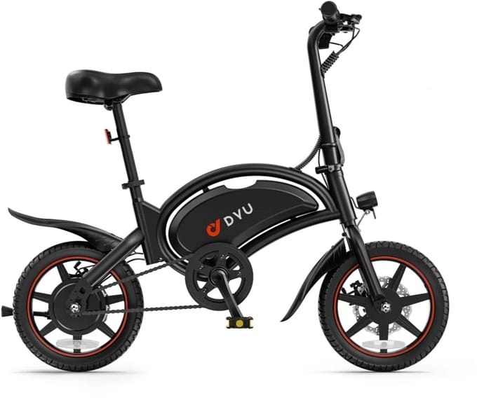 Dyu Elektrische vouwfiets - Elektrische plooifiets - D3F