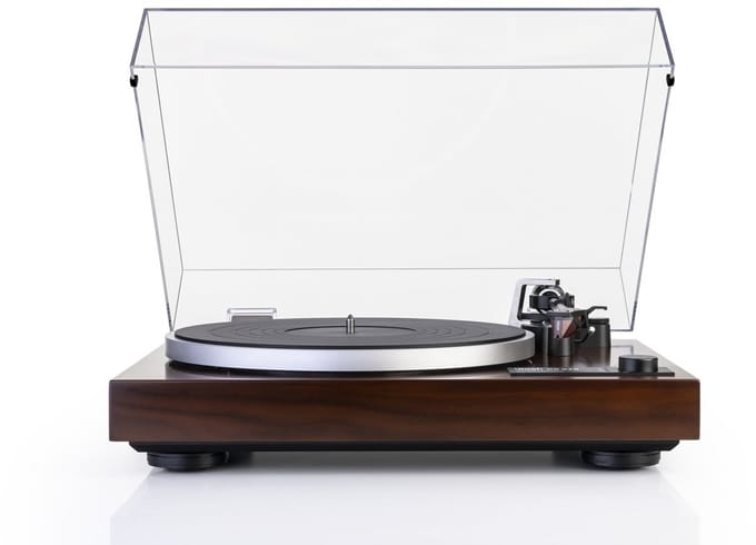 CS 518 Manuele hifi- draaitafel - Walnoot