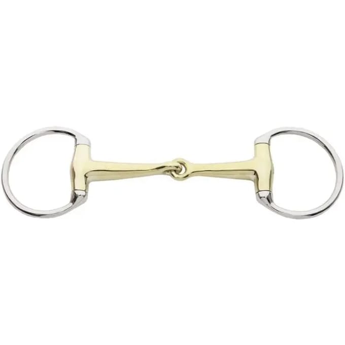 Olijfbit voor enkelgebroken paarden Kavalkade KavalBit 12 mm