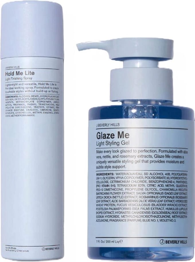 J Beverly Hills - STYLING BUNDLE - Glaze Me + Hold Me Lite