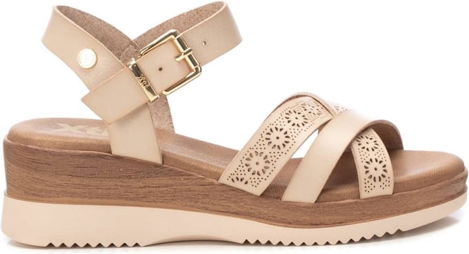 Xti 14385105 Wedgesandalen Beige EU 39 Vrouw