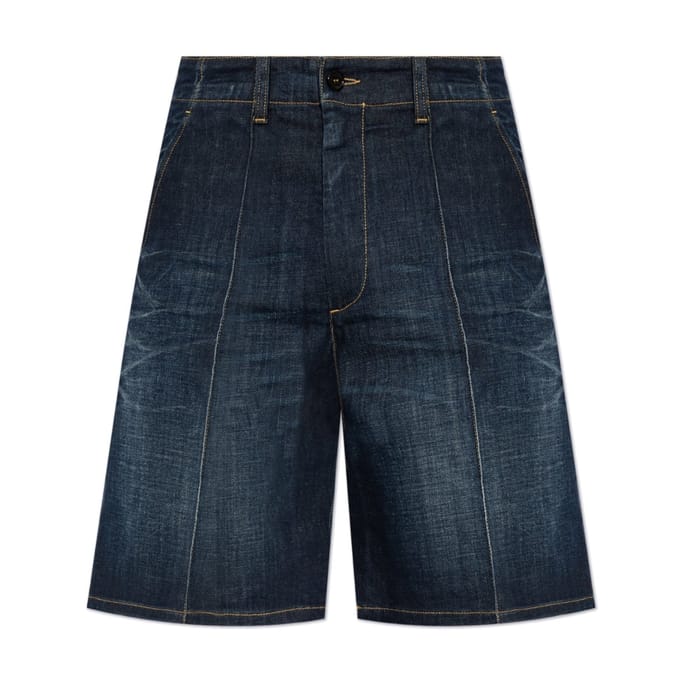 Dsquared2 Donkere Bermudashort Denim Marineblauw