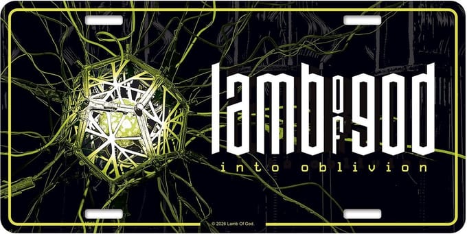 Lamb of God - Into Oblivion - USA Nummerplaat