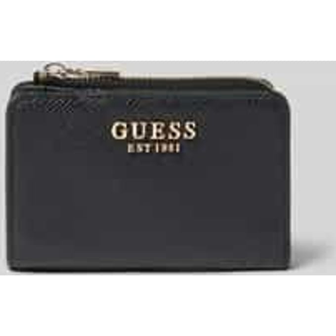 GUESS portemonnee Gilda SLG Zip Around Card Case Black zwart