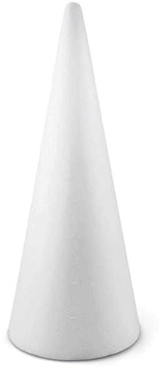 Schuimkegel voor Creatief Handwerk en Modellering - 28 cm - 2 Stuks