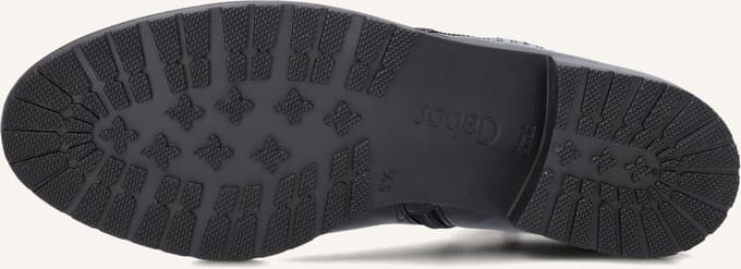 Gabor 022 Enkellaarsjes - Enkelboots met rits - Dames - Zwart - Maat 35,5