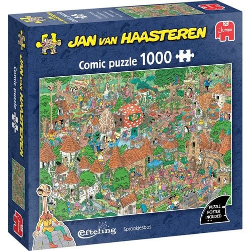 Jan van Haasteren - Efteling - Sprookjesbos - 1000 stukjes puzzel - Legpuzzel volwassenen