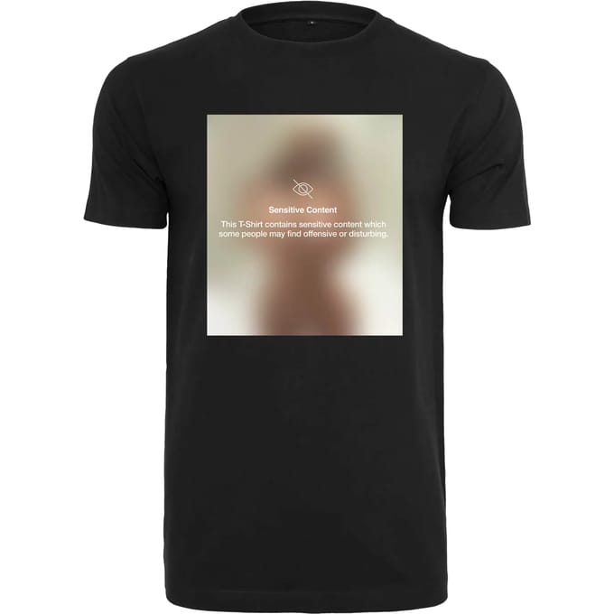 Mister Tee - Sensitive Content Heren T-shirt - S - Zwart