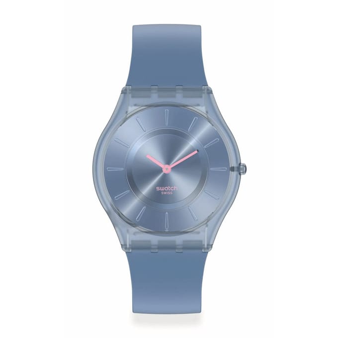 Swatch Skin SS08N100-S14 Denim Blue Horloge
