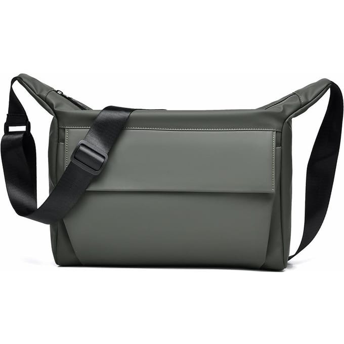 Grote Postbode Tas Eenvoudige Effen Kleur Crossbody Tas Mannen