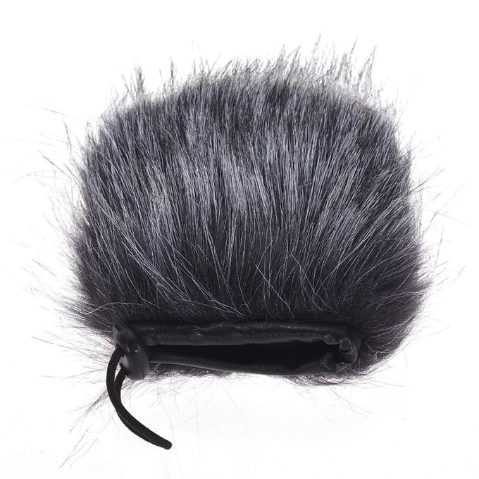 EY-M24 Furry Microphone extérieur pare-brise fourrure artificielle manchon vent