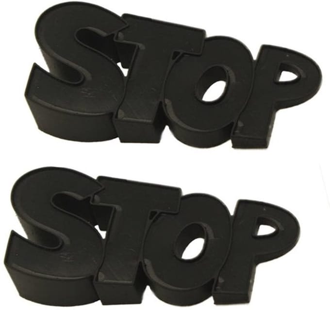 Allecto - Deurstopper - Decoratieve Deurstop - Antislip - Zwart