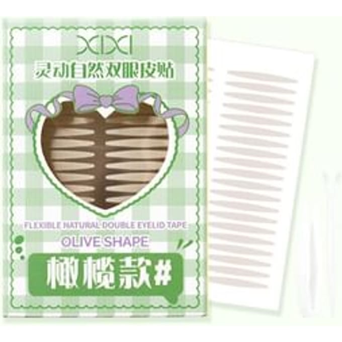 xixi - Flexible Natural Double Eyelid Tape - 5 Options #Bevelled Cut - 15 x 3mm