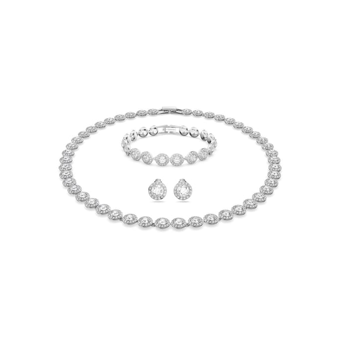 Swarovski Angelic Crystal Set  - Zilver