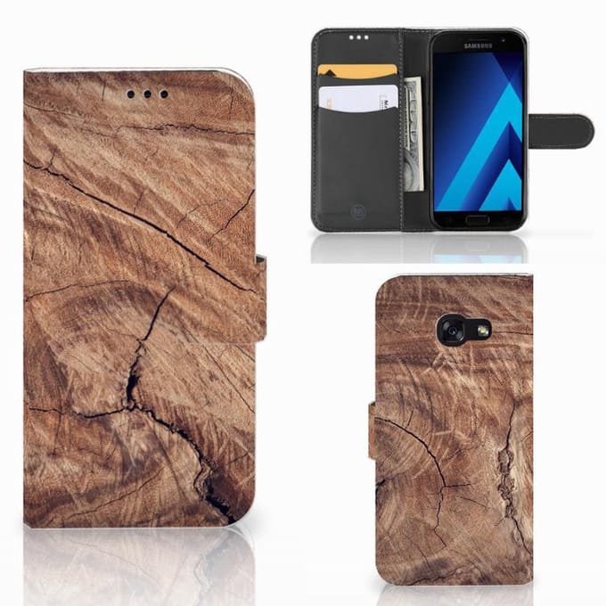 Samsung Galaxy A30 Book Style Case Tree Trunk