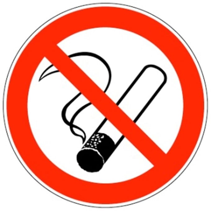 Picto Roken Verboden Sticker 90 Mm 3231.01