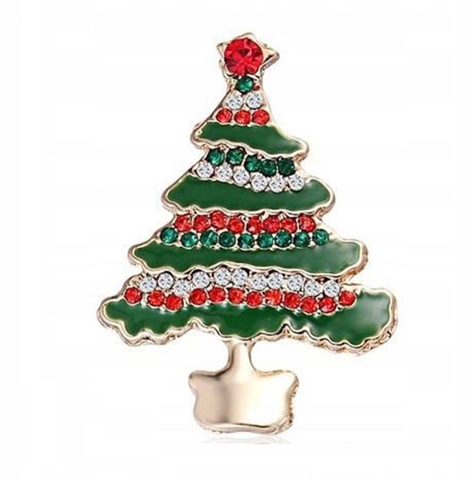 Pinets Christmas - Broche Kerstboom - Metalen Omslag