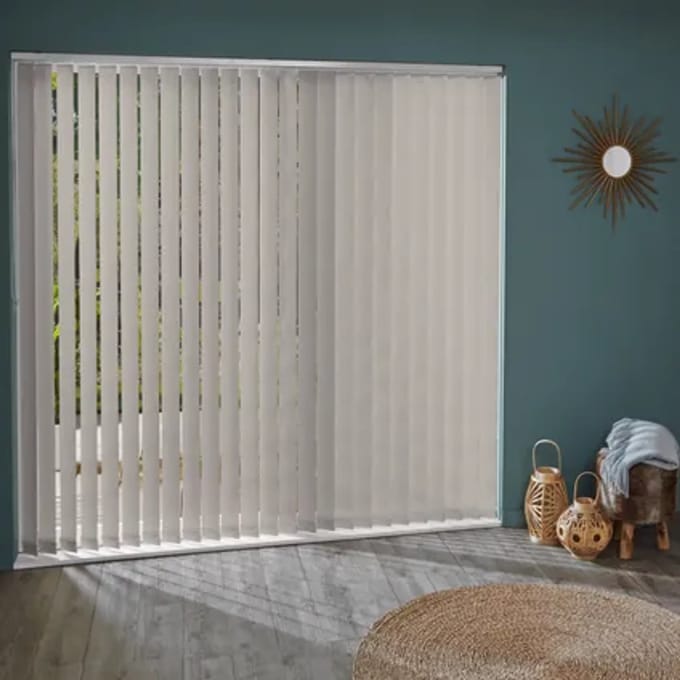 Madeco 3222 Verticale Lamellen Deluxe 5 Stuks Kalksteen 8,9 X 280 Cm