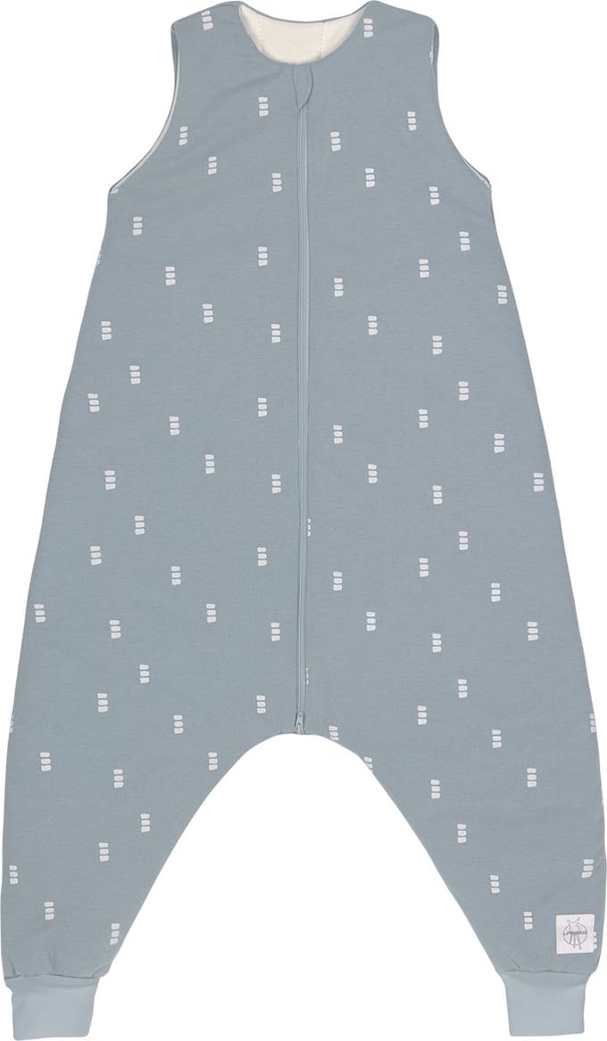 LÄSSIG babyslaapzak jumper 4 seizoenen Blocks light blue, 80 cm, 1-2 jaar