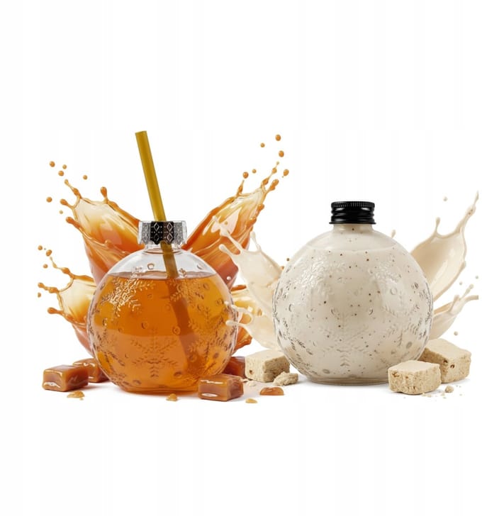 Bimberek - Decoratieve Fles - 400ml - Rietje - Sluiting