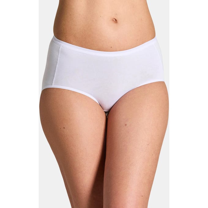 Vier tailleslips - wit - Gr. 46 van Goldner Fashion