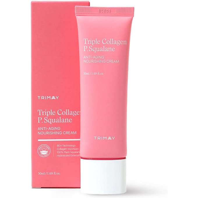 Trimay Triple Collagen P.Squalane Anti-Aging Voedende Crème pink