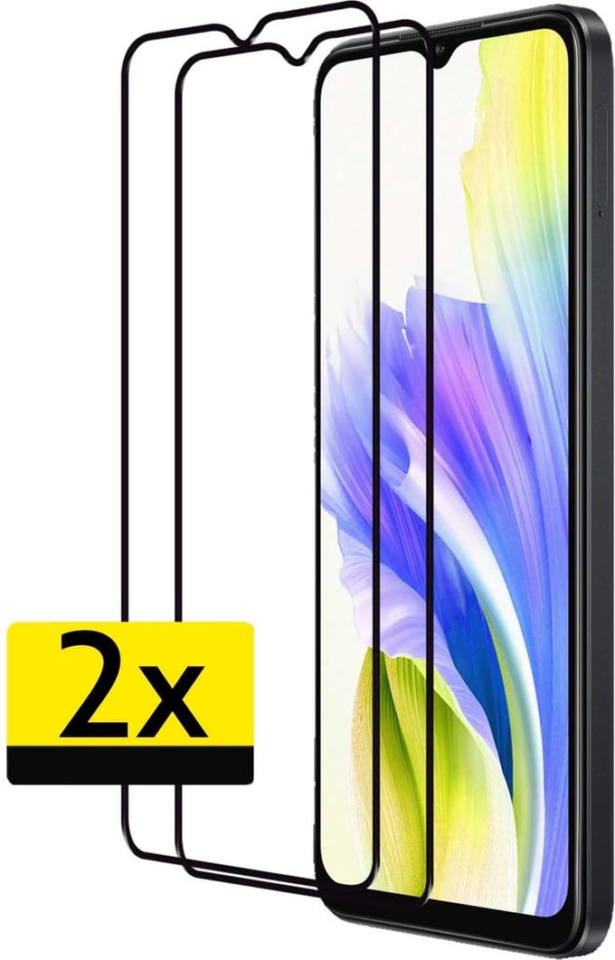 Screenprotector - Geschikt voor OPPO A38 - 2 Stuks - Full Cover - Beschermglas - Gehard Glas - Tempered Glass - Screen Protector
