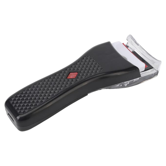 Verwarmde Wimperkruller Oplaadbaar LED Verlichting Langdurig Handheld Wimperverwarmingskruller Zwart zwart