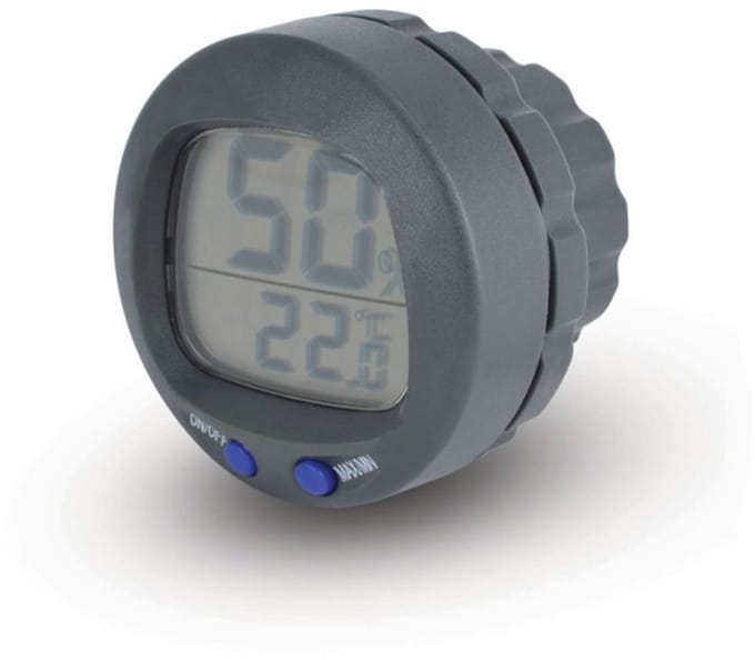 ETI - Paneel Thermometer + Hygrometer - Inbouw Ø33 mm