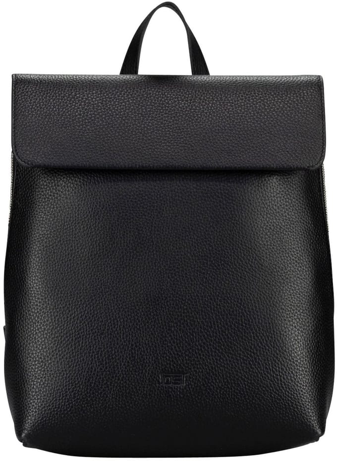JOST Leren vrijetijdsrugzak rugzak Vika Backpack Black zwart