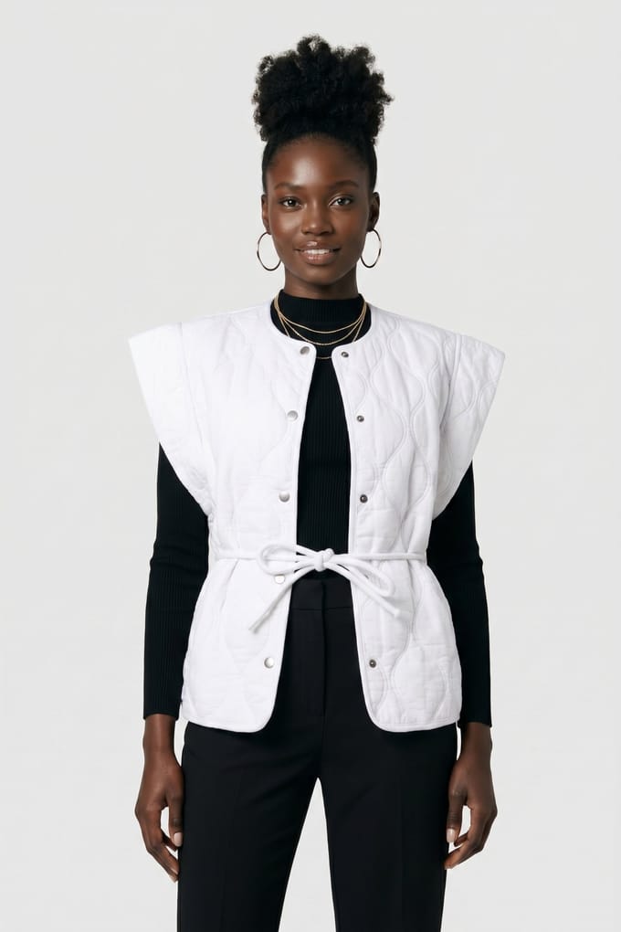 & Other Stories Bobbi Vest White Taglia: XS | Gilet Outlet | Donna | Bianco