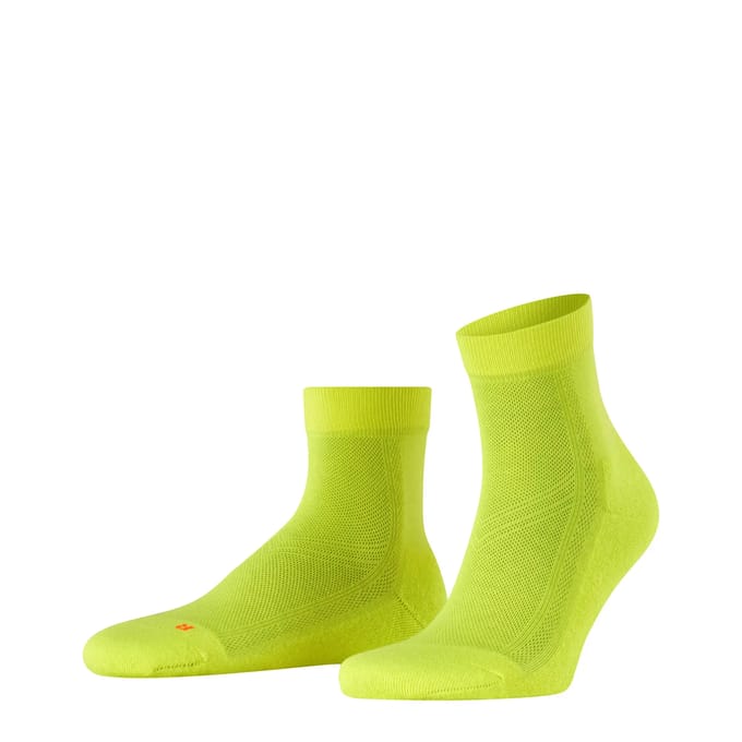 FALKE Cool Kick eenkleurig functioneel materiaal sokken unisex geel - maat 42-43