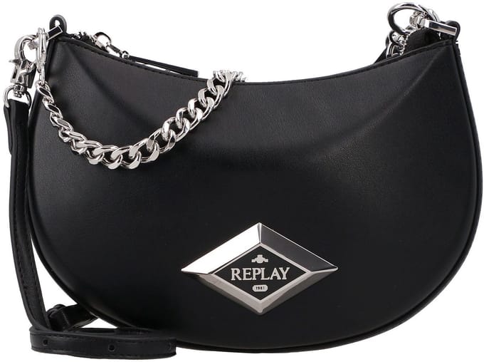 REPLAY schoudertas Crossbody Bag Black zwart