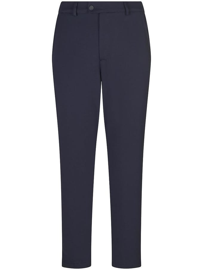 Eurex Heren Flatfrontbroek  Style THILO NAVY, donkerblauw, maat 52