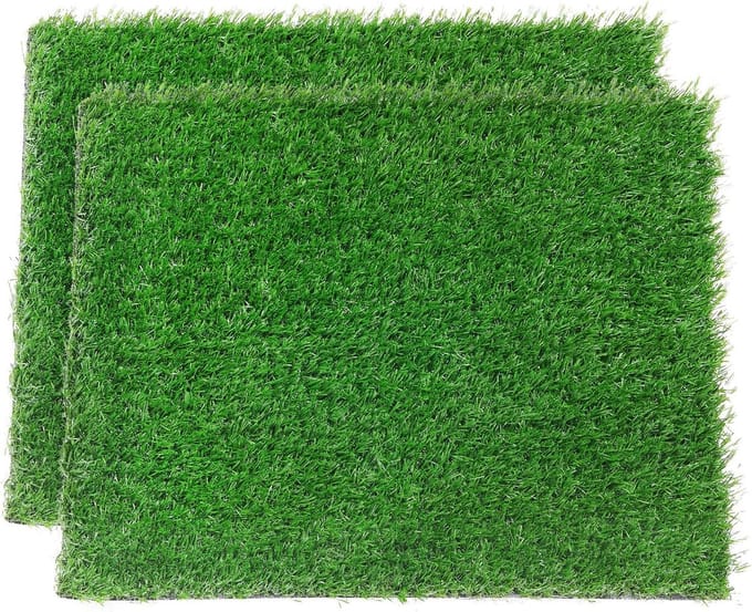 Honden Toilet - Plasmat - Zindelijkheidstraining - Sneldrogend Gras - 2 stuks 51x63cm - Groen