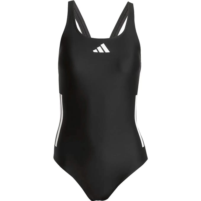 Adidas Performance 3-Stripes C-Back Badpak - Dames - Zwart