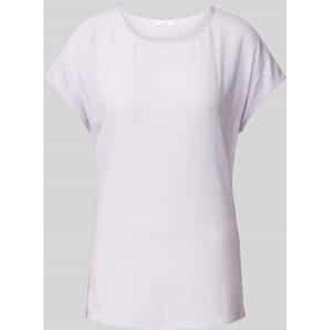 T-shirt van viscose in effen design, model 'Skita soft'