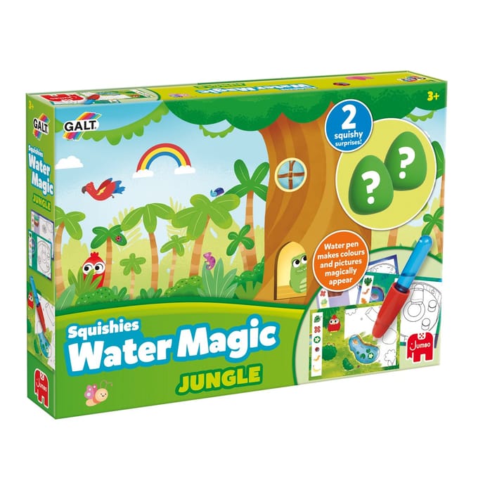 Jumbo - Water Magic Squishies - Jungle - Voor kinderen vanaf 3 jaar - Kleuren met water