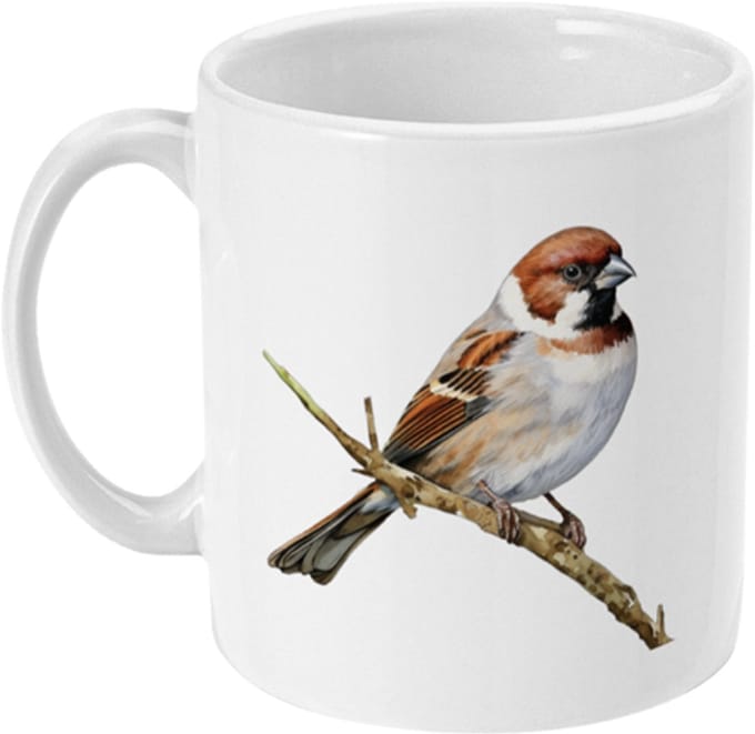 Geurfruit - Mok - Design - Vogel - Mus - Vaatwasser - Magnetron