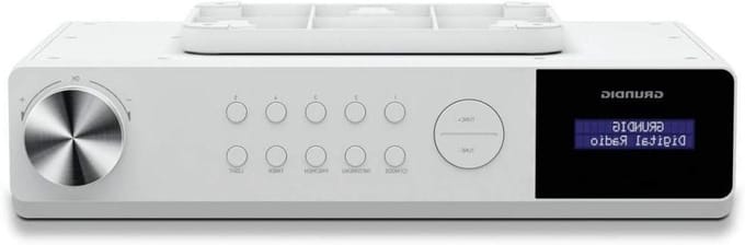 Keukenradio met Bluetooth - DAB+ radio - Muziek luisteren - Instelbare timer - 2x 3 Watt - Wit