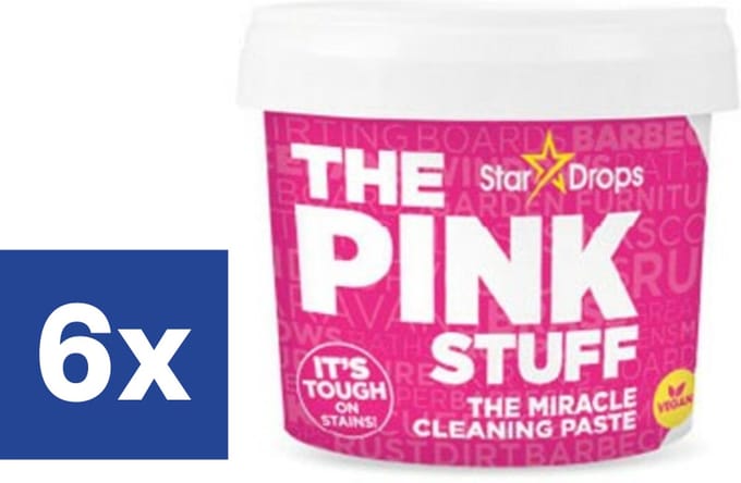 Pink Stuff Miracle Cleaning Pasta Allesreiniger - 6 x 850 g