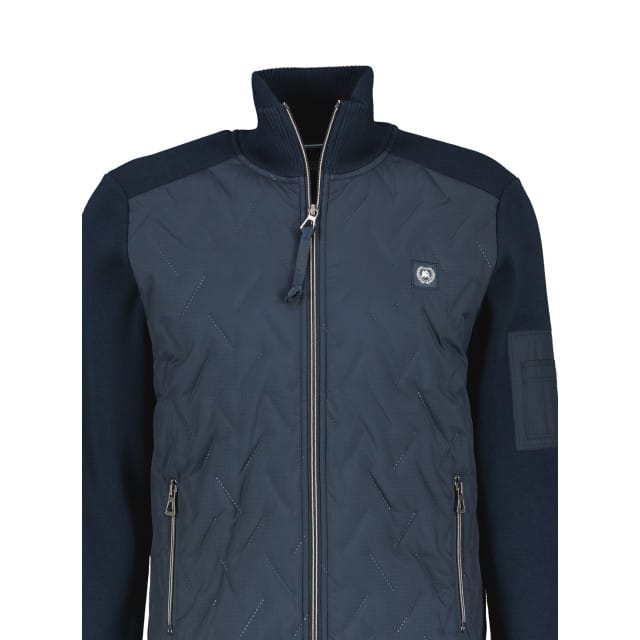 Lerros - Sweatvest - Mannen - M - 485 CLASSIC NAVY - Katoen - 2425520