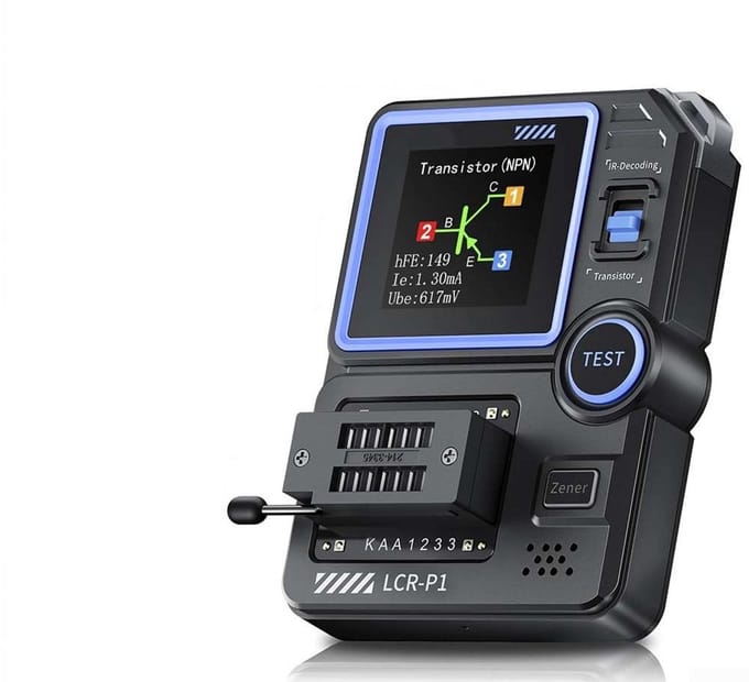Multifunctionele Componententester met LCR-meter en Oplaadbare Type-C Connectiviteit