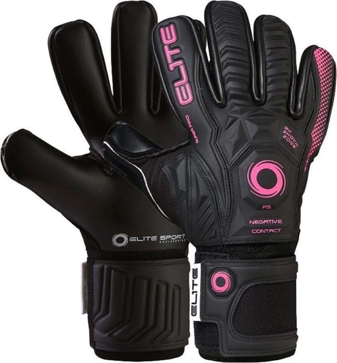 Elite Sport Forza Keepershandschoenen Heren - Zwart / Roze