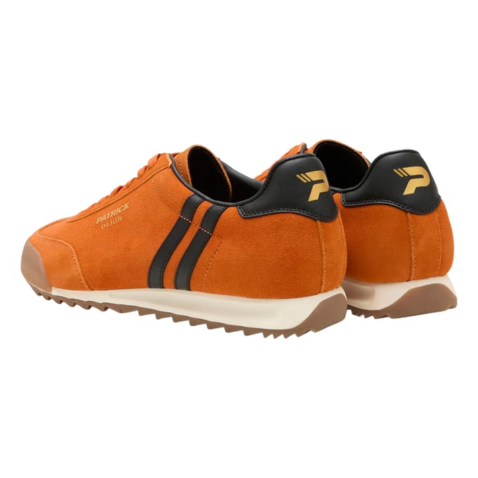 Patrick Mens Dijon Suède Hardloopschoenen (Oranje/Zwart)